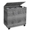 OIAHOMY Laundry Hamper with Lid, 140L Clothes Hamper with 3