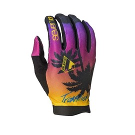 Seven iDP 7iDP Transition Full Finger MTB Cycling Gloves (Palm Tree, S)