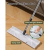 CTIME Narrow Seam Best Wood Floor/Wall Flat Mop and Bucket