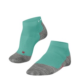 FALKE Damen Laufsocken RU5 Race Short W Sso Funktionsmaterial antiblasen 1 Paar, Blau Fiji 6423, 39-40