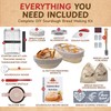 Complete Sourdough Bread Starter Kit, Glass Sourdough Starter Kit &
