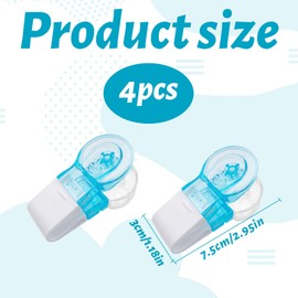 4Pcs Pill Popper for Blister Packs,Portable Pill Taker Remover,Blister Pack Opener,Easy to Take Pills Out and Tablet Dispenser Tool for Elderly, Travel, Arthritis Patients