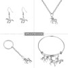 LiQunSweet 100Pcs 10 Style Horse Charms Dangle Mythical Unicorn Animal