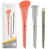 Kingmas Juego Brochas Maquillaje Base Contornos Corrector Brocha Kabuki Cara