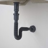 Miraga Bathroom Sink Stopper Vertical Straight Bottle Trap Complete Set
