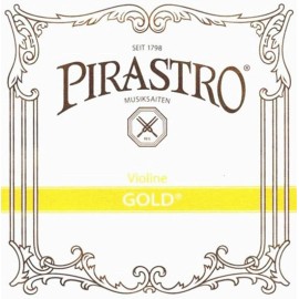 Pirastro Evah Pirazzi Violin String 4/4 Set Medium Gauge - PIRAZZI E GOLD PLATED BALL