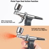 Uouteo Airbrush Trigger Gun Air Brush Gun with 0.3 mm