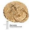 Door Knocker Chinese Animal Head Style Modelled Antique Brass Easy