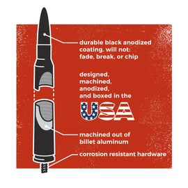 CravenSpeed Bullet Style Stubby Antenna Replacement for the Fiat 500 2011-2019 | 4.2 inches