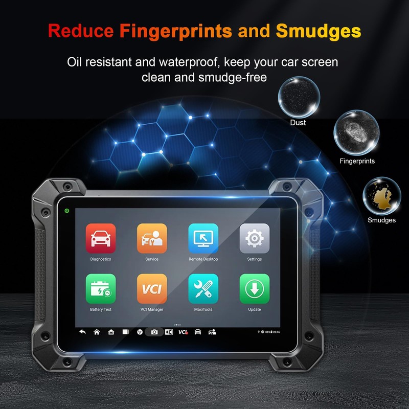 BSTW for Autel Scanner 10.1-Inch Screen Protector for Autel MaxiCOM