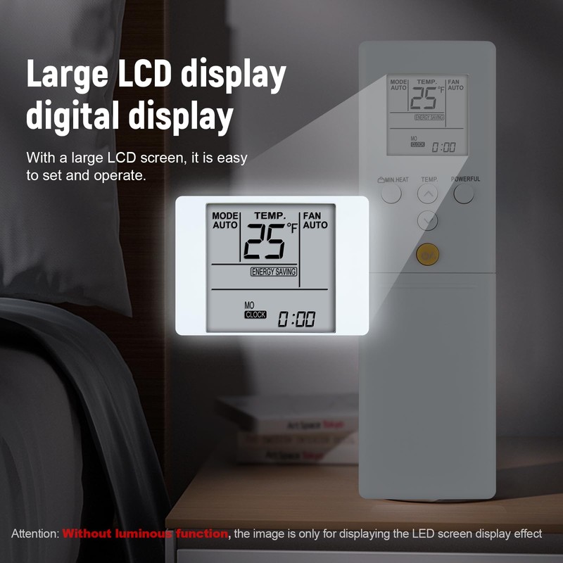 New Replacement for Fujitsu Air Conditioner Remote Control AR-REM1U ARREM1U