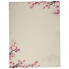 Cherry Blossom Paper - 60 Sheets Pretty Stationery Paper for