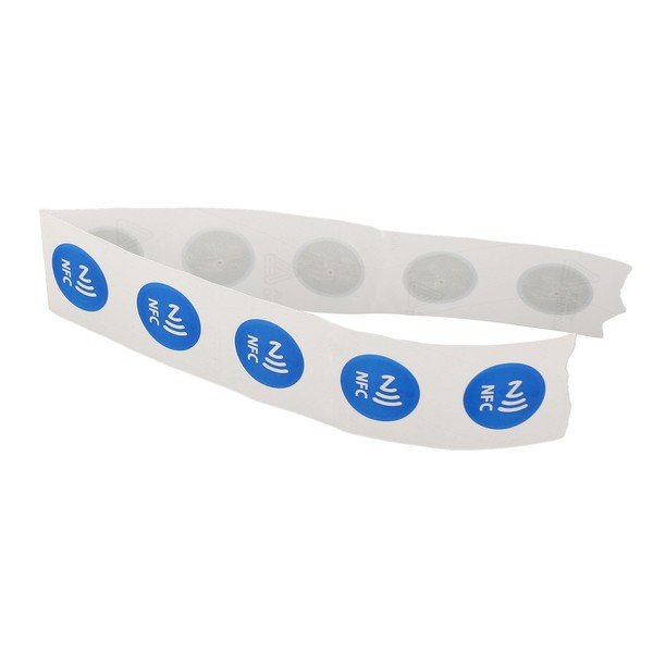 NFC Tag, NFC Stickers, Waterproof, Programmable, 30 Pieces, Wear-Resistant (Blue)