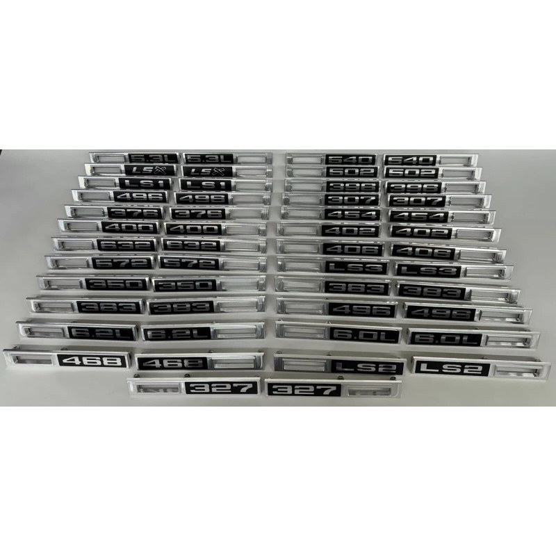 Knies Machine 1969 Chevy Chevelle '383' Emblem Side Marker Light