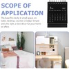 Calendar 2025-2026, Small Desk Calendar 2025-2026, Solid Color Mini Family