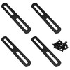 AUXBC 4 PCS 7.8" Black Flat Mending Plate Support with