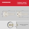Kwikset Henley Interior Passage Door Handle, Lever For Closet and