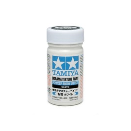 Tamiya 87120 Makeup Material Series No.120 Scene Texture Paint (Snow Powder) 3.4 fl oz (100 ml) Model Paint