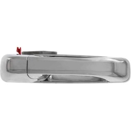 KarParts360 for Ram 1500 2011-2017 Exterior Door Handle Passenger Side Front OR Rear, Chrome | Trim:All Submodels