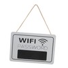 STOBOK Elegant Wooden Door Sign Password for Home Office Guest