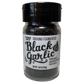 TJ's Trader Joe's Ground Fermented Black Garlic 1.02 Ounce Umami Flavor Spice