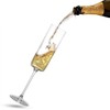 XKONG Plastic Champagne Flutes,6 Oz Unbreakable Goblet Glasses Reusable Champagne