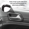 SQQP Carbon Fiber Inner Door Handle Cover Trim Ring Kit