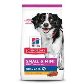 Hill's Science Diet Croquetas De Cuidado Oral para Perro Sabor Pollo 1.8Kg | Croquetas Hill's para perro, pollo real, cuidado dental, control de sarro