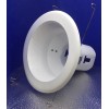 Elite Lighting B531W-WH 5” Recessed Lighting Shallow Baffle Trim White