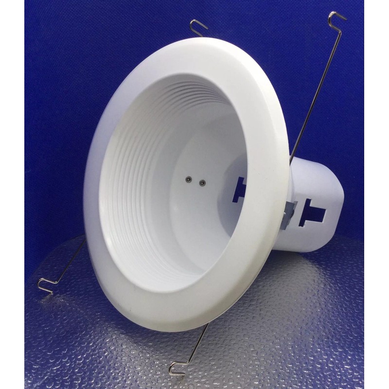 Elite Lighting B531W-WH 5” Recessed Lighting Shallow Baffle Trim White