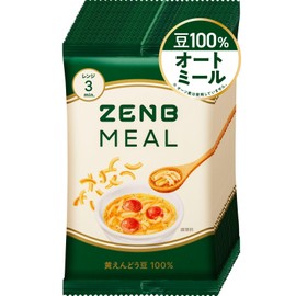 ZENB 100% Oatmeal with Beans, Oatmeal, 20 Meals, Sugar Off, Gluten Free, Sugar Restriction, Dietary Fiber Supplement During Intestinal Activity, Replaces Dietary Supplement During Dieting, Low