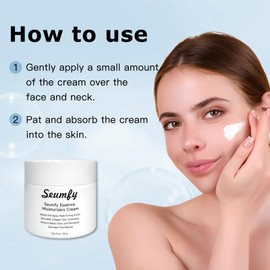 SEUMFY Face Moisturizer Cream Anti Wrinkle Essence Cream with Sodium Hyaluronate for Dry Acne-Prone and Sensitive Skin,30g/1.06 Fl.Oz