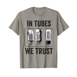 Vacuum tube Amp Amplifier Analog Audio Electron Valve Guitar T-Shirt