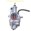 WFLNHB Carburetor with Intake Boot Replacement for Yamaha Moto 4