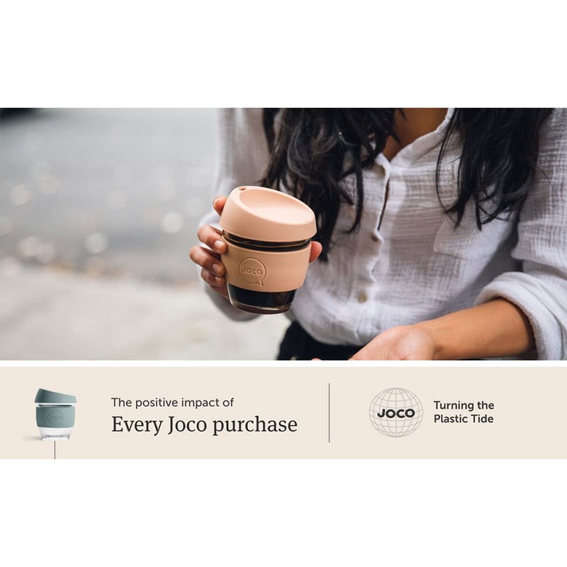 JOCO Cup 16oz - Eco-innovative Borosilicate Glass Reusable Classic Cup