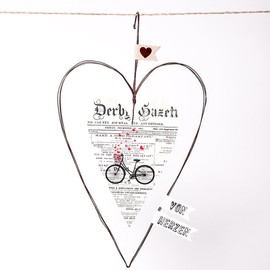 Large Wire Hearts From the Heart