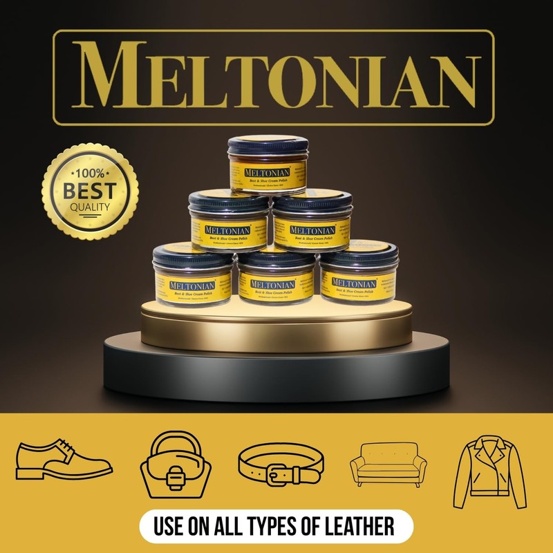 Meltonian Cream Shoe Polish - Boot Polish, Leather Shoe Polish