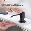 Bronze Kitchen Faucet with Soap Dispenser, WOWOW Stainless Steel Kitchen