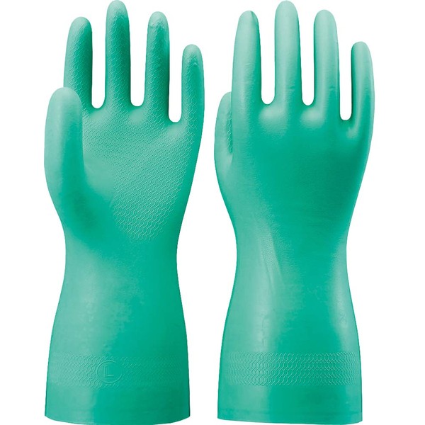 Atom Back Fabric Without Gloves, Nitrile Unlined Gloves Midweight Medium