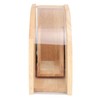 Dustproof Filter Holder Fan Shaped Coffee Filter Storage Holder Solid