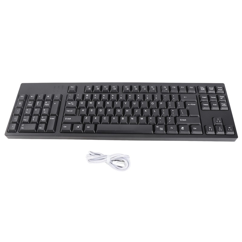 Left Handed Keyboard Ergonomic Full Size Dual USB Interface 109