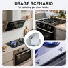 6 Pcs Universal Gas Stove Knobs - 6MM Durable Metal