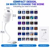 2-in-1 Galaxy Projector Night Light for Room Decor – 24
