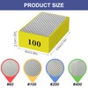 4PCS Diamond Hand Polishing Pads, Diamond Sanding Sponge Blocks 60#