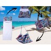 Paisley Beach Chair Cover with Side Pockets Thick and Quick
