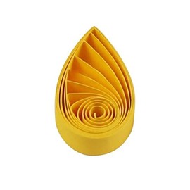 Quilling Strips 5mm Paper Quilling Set Solid Color Star Origami Paper DIY Hand Crafts Single Color Quilling Paper Filigee Strips (Gold)