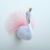 3D Wall Hanging Decoration Cute Crown Dress Swan Wall Art