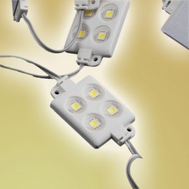 Mextronic LED Module Set in IP65: 20x LED Modules 4x Power SMD LEDs Warm White Waterproof 12 V