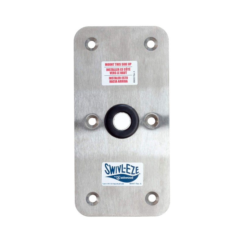 attwood Lock'n-Pin 3/4" Boat Seat Post Base Stainless Steel Non-Threaded