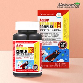 Active Vitamin B100 Complex High-Dose B Group B12 2 Bottles 6 Months of Vitality Vitamin B Group B100 Highly Concentrated B1 B3 B5 B6 B9 Complex / 활성 비타민B 100 컴플렉스 고함량 B군 B12 2병 6개월 활력 비타민 비군 B100 고농축 B1 B3 B5 B6 B9 복합체